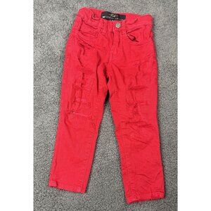 Jordan Craig Legacy 4T 4 Boys Jeans Red Distressed Ripped Holiday Edition Logo